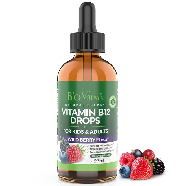 Bio Naturals Vitamin B12 Liquid Drops Bio Naturals Vitamin B12 Liquid Drops